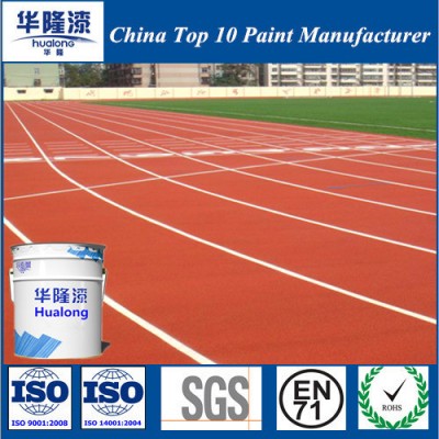 Hualong PU Stretchy Floor Paint for Stadium/Playground